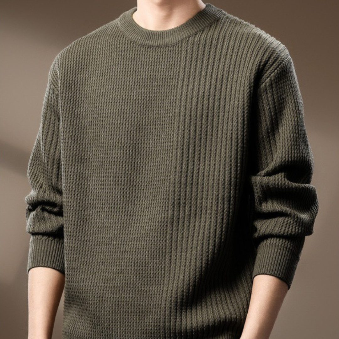Pull vert pour homme