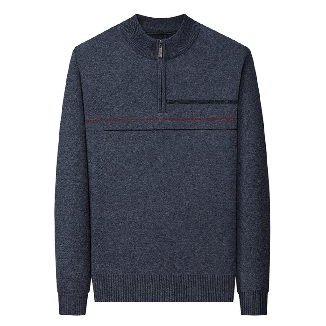 Pull zippé pour homme