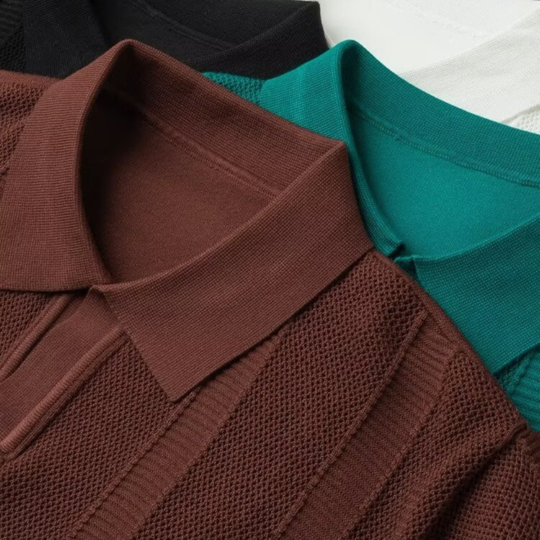 T-shirt en tricot marron