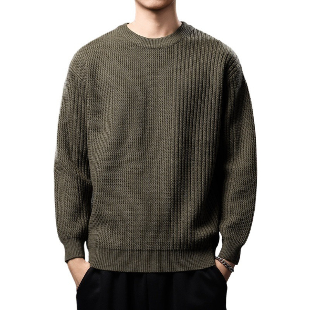 Pull vert pour homme