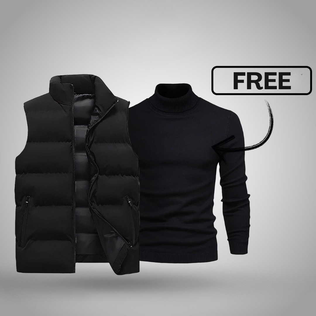 Gilet homme + pull gratuit (liquidation)