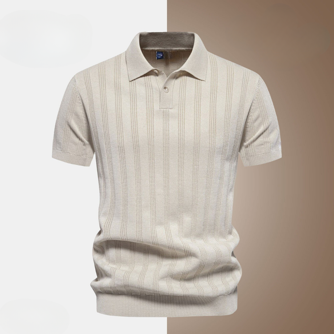 Polo texturé pour homme