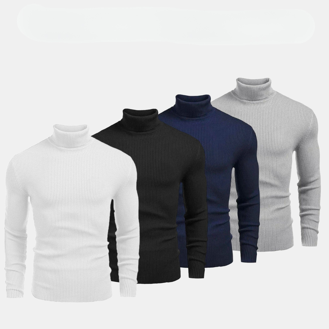 Pull à col roulé