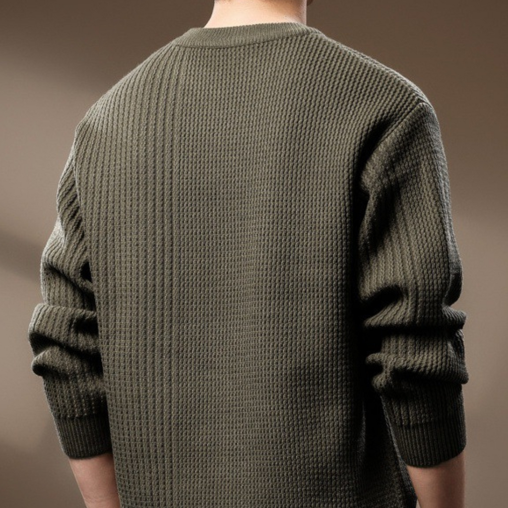 Men's green sweater