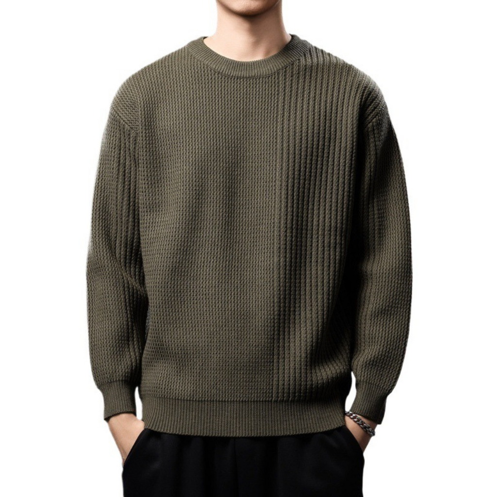 Men's green sweater
